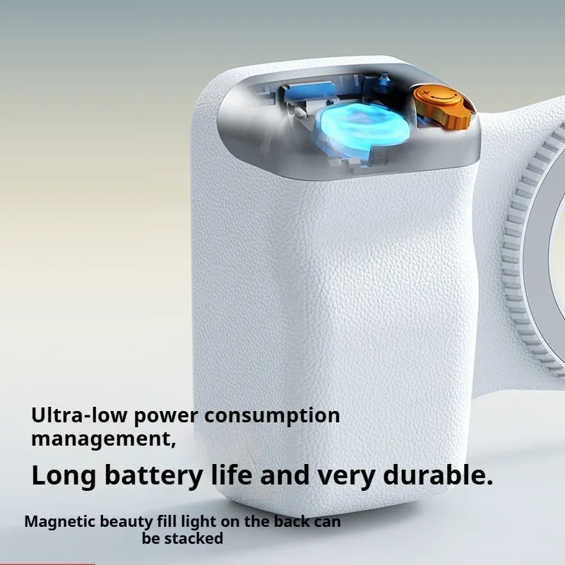 Mobile Phone Magnetic Assistant Camera with DSLR-Style Design for iPhone and Android, Ergonomic Grip Handle, Lightweight Construction